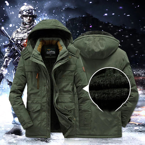 Lässige Wattierte Parka-Jacke – Warmer Isolierter Wintermantel