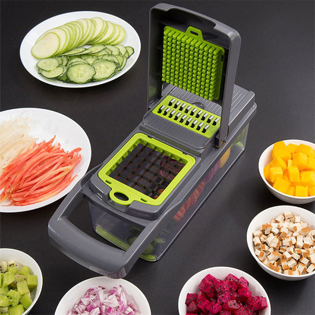 GT-Chopper 7-in-1 Gemüse- & Obstschneider Dicer | Karnz