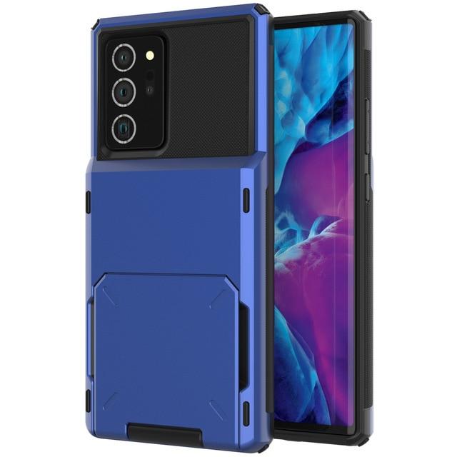 Stoßfeste Brieftaschenhülle für Samsung Galaxy S
