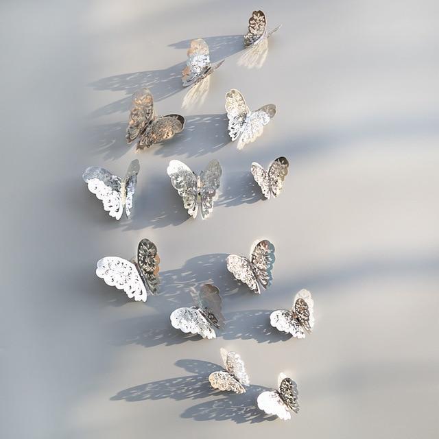 ButterflyGlow 3D-Schmetterlingsdekoration | Wanddekoration | Frühling & Sommer | Klassisch & Modern