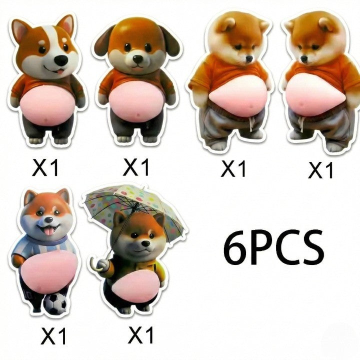 Chubby Shiba Silikon Aufkleber Schutz | Karnz