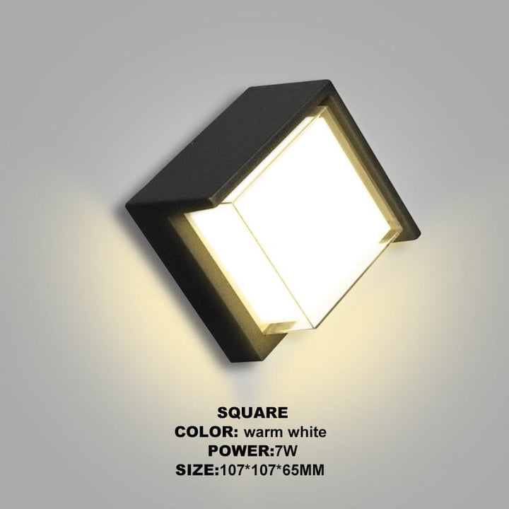 Bewegungsmelder Außen Wandlampe – Modernes Aluminium Design