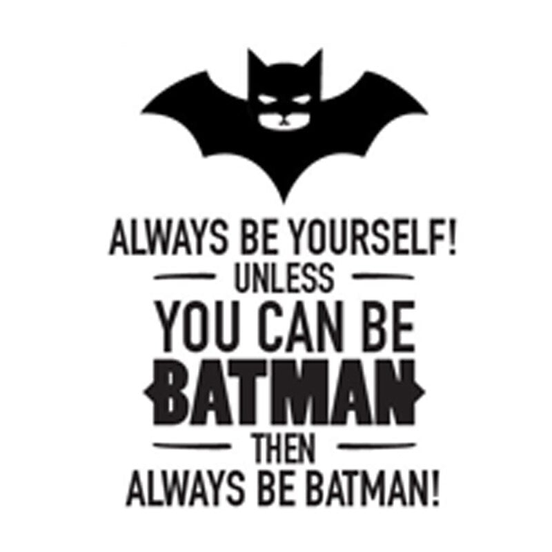 Klassisches Cartoon Batman Kinder-Canvas-Wandkunst-Druck