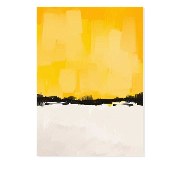 Abstract Multi Farben Pinselstrich - Leinwand Wandkunst Druck
