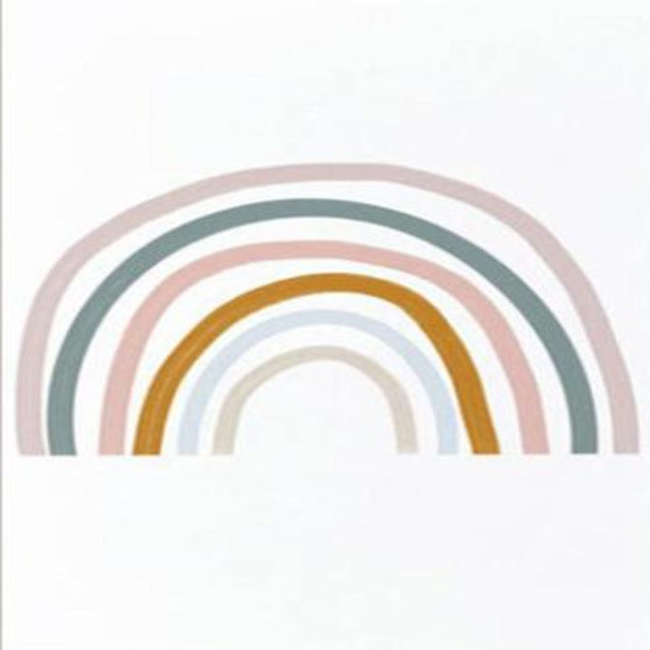 Russisches Alphabet Regenbogen Kinderzimmer - Leinwandbild