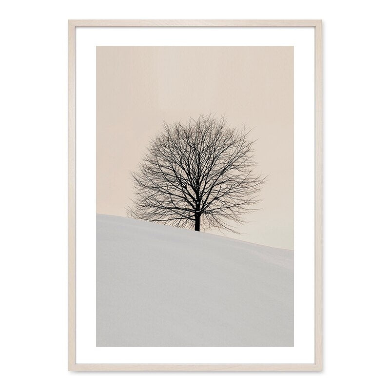 Bohemian Stil Blush Blumenzettel - Leinwand Wandkunst Druck