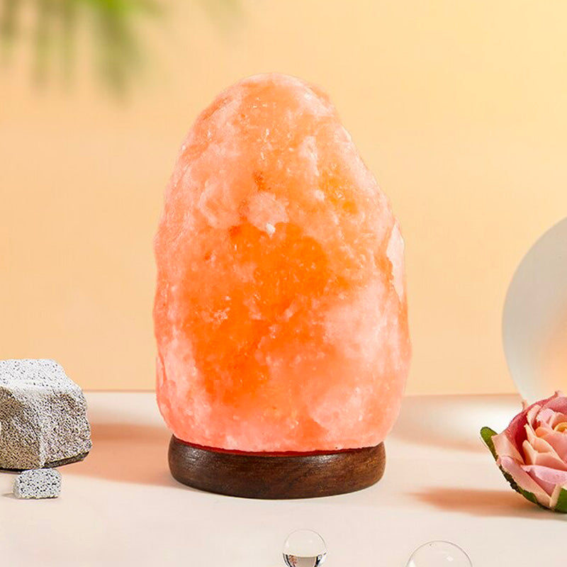 Echte 2 bis 3 kg Himalaya-Salzlampe mit sanfter Beleuchtung | Karnz