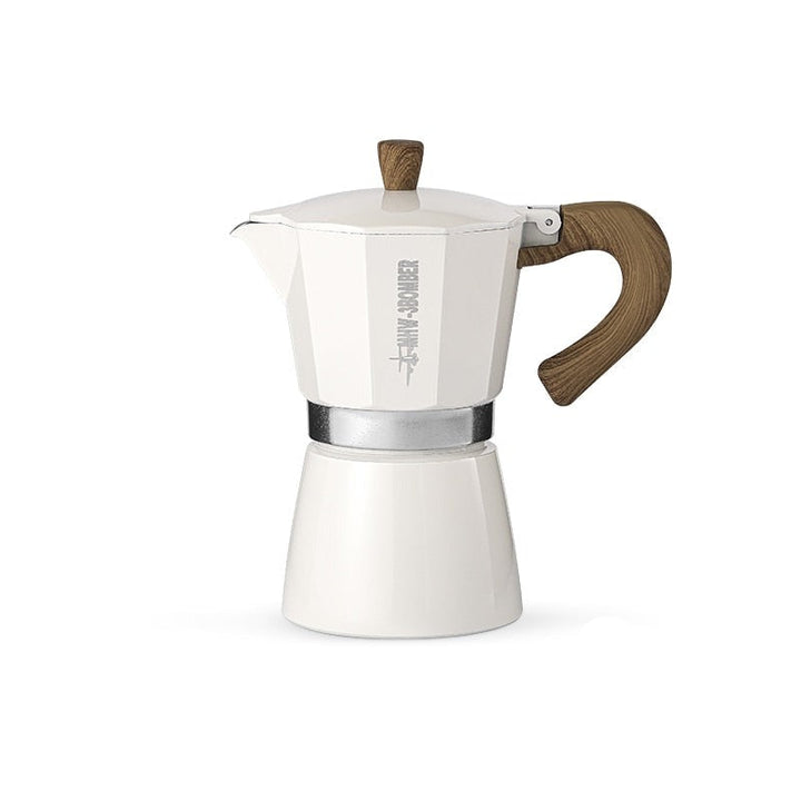 Vintage Holzgriff Espresso Maker Moka Pot Brühtools | Karnz