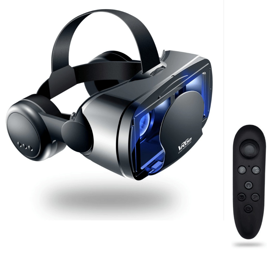 VISIAX – 3D-VR-Brille mit Kopfhörern und Controller