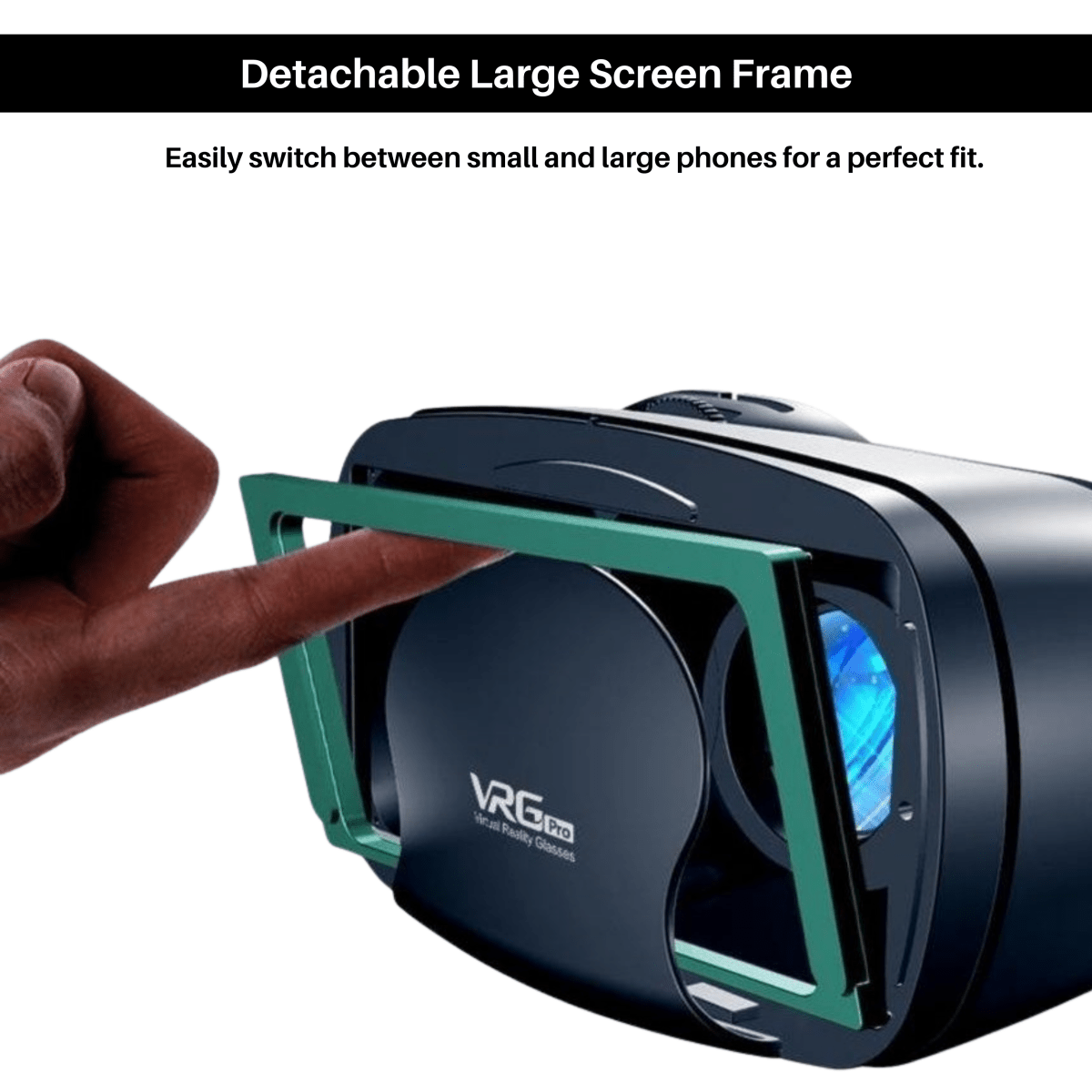 VISIAX – 3D-VR-Brille mit Kopfhörern und Controller