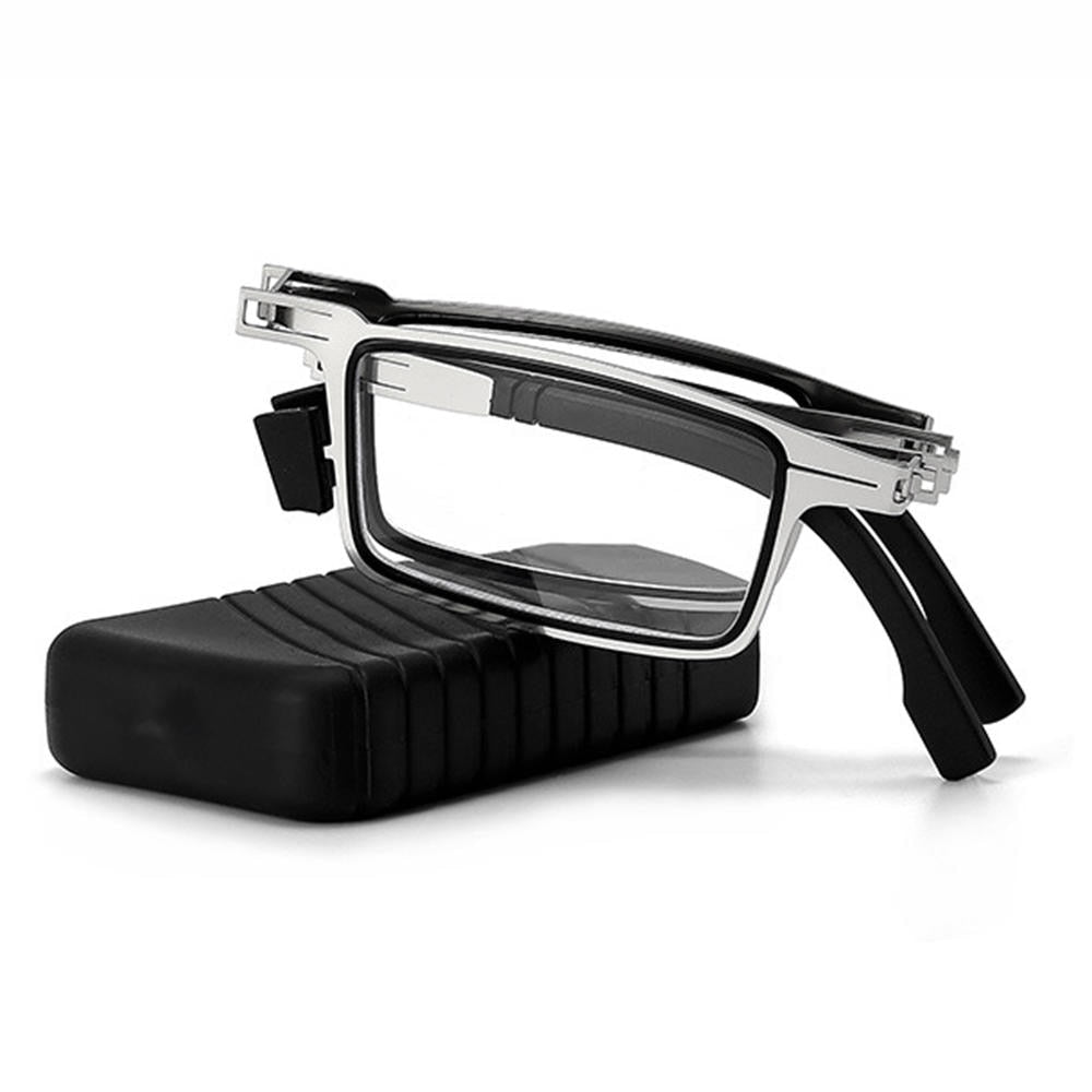 VisionFold Kompakte Faltbrille – Ultraleichte, robuste Lesebrille mit flexiblen, kratzfesten Gläsern