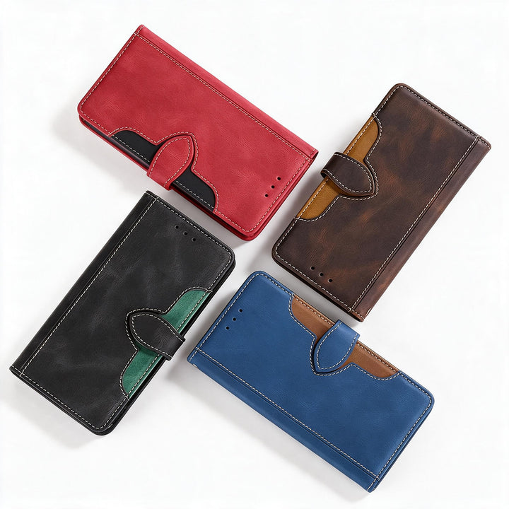 Karnz | Wallet Magnetische Flip-Lederhülle für iPhone