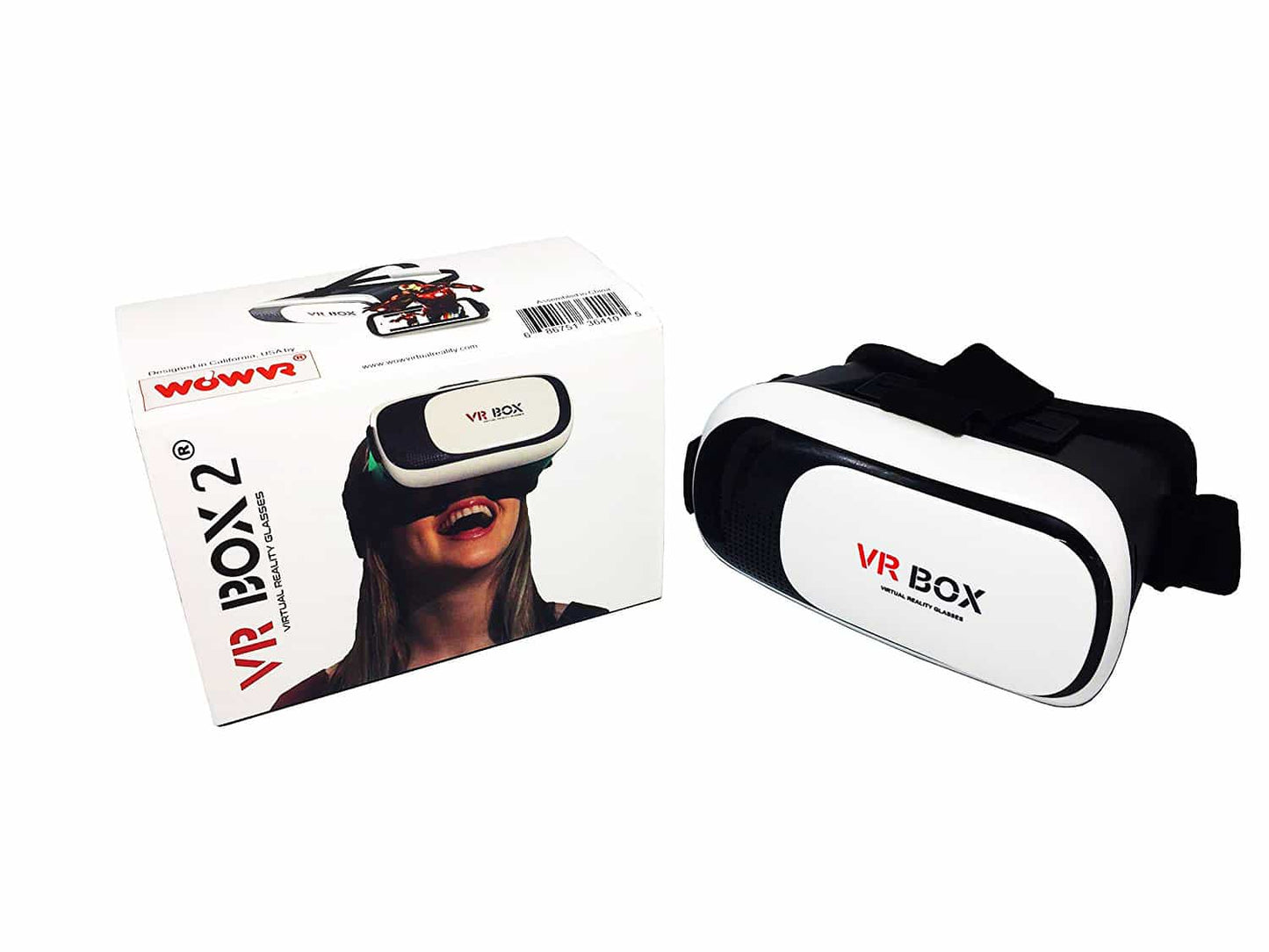 VR-Headset-Brille 2.0 - Smartphone "VR-Box" Virtual Reality 3D | Karnz