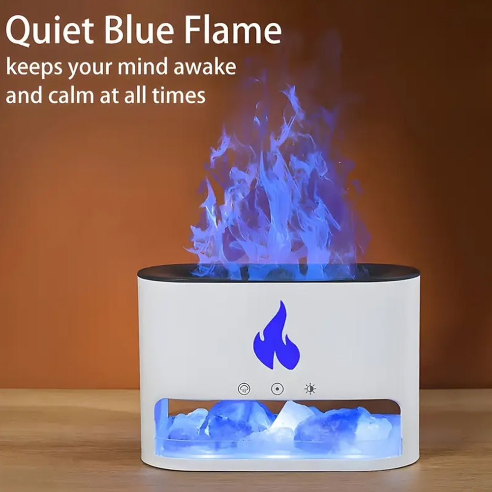 Vulkan Luftbefeuchter & Aroma Diffuser 240 ml mit Kristallsalz | Karnz