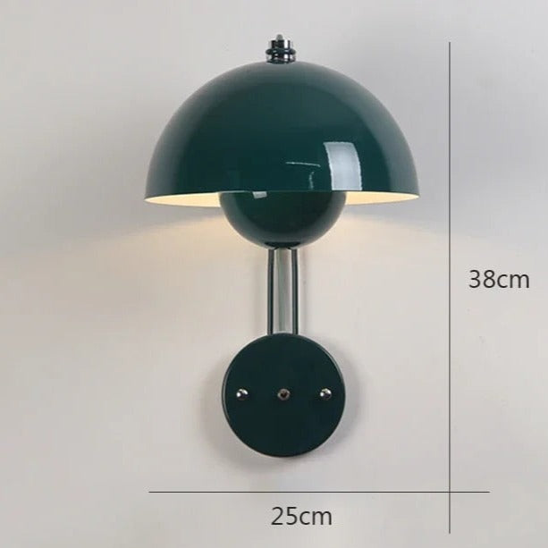 Moderne LED-Wandleuchte mit Pilzmotiv | Stilvolles Nachtlicht für Schlaf- und Wohnzimmer