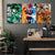 My Hero Academia Anime – 3-teiliges Leinwandbild-Wandbild-Modularposter