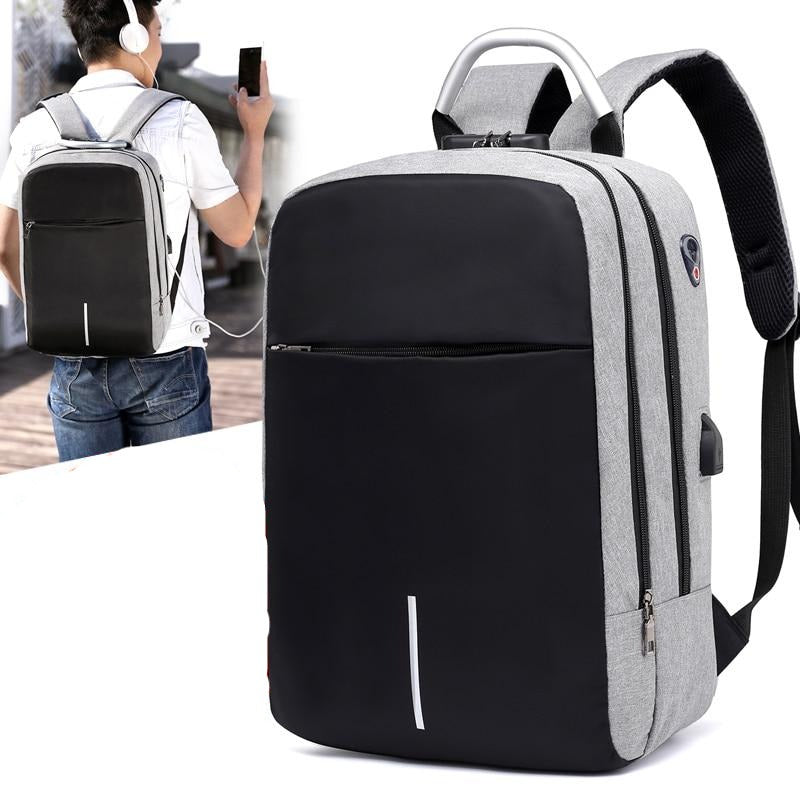 Wasserabweisender Diebstahlschutz-Rucksack mit USB-Ladeanschluss – SafeCarry | Karnz