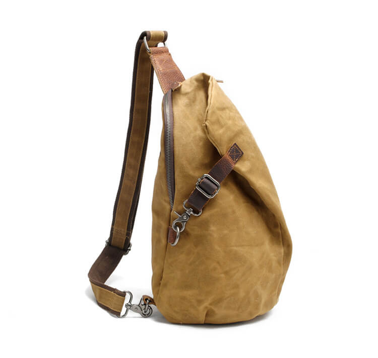 Wasserabweisende Canvas-Umhängetasche mit Diebstahlschutzfach – MultiWear | Karnz