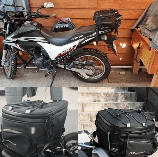 Wasserfester Motorrad-Gepäckbeutel mit mehreren Fächern | Karnz