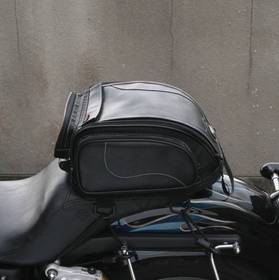Wasserabweisende Motorradsatteltasche mit erweiterbarem Stauraum | Karnz
