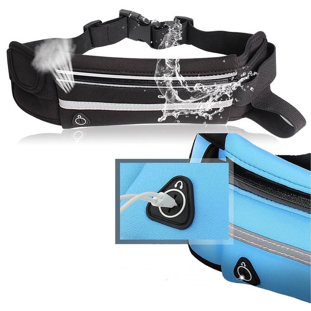 Wasserabweisender Laufgürtel – 1+1 KOSTENLOS Fitness- & Reiseaufbewahrungspack | Karnz