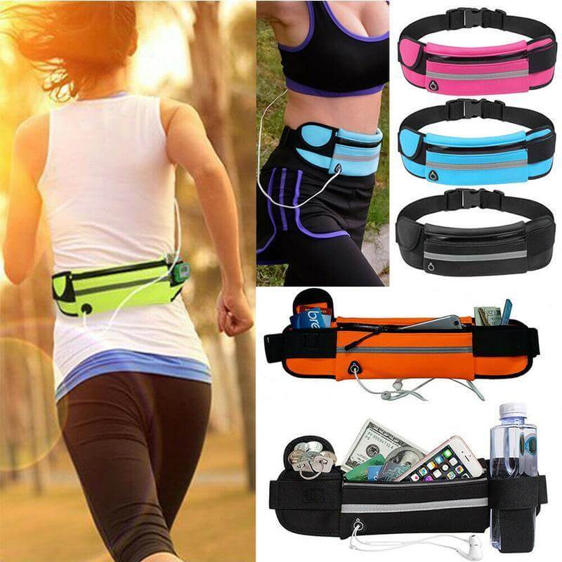 Wasserabweisender Laufgürtel – 1+1 KOSTENLOS Fitness- & Reiseaufbewahrungspack | Karnz