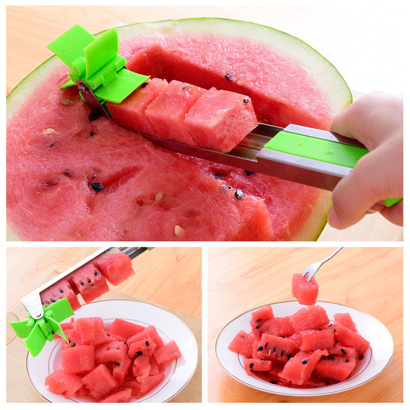 Wassermelonen Schneider Edelstahl Windmühlen Design Schneid Küchen Gadgets | Karnz