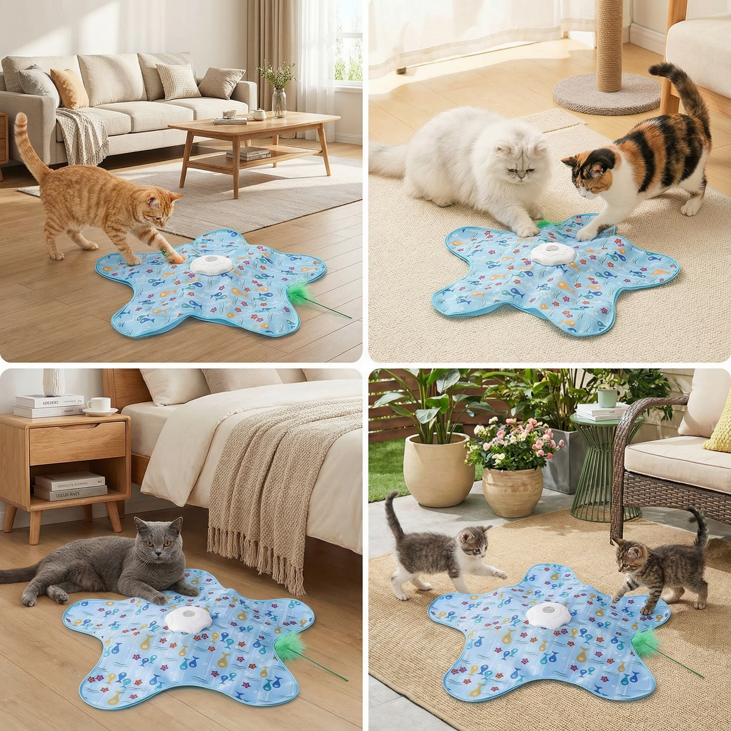 HuntingFun Pro – Automatisches Katzenspielzeug zur Stressbewältigung und Spielzeitspaß Karnz
