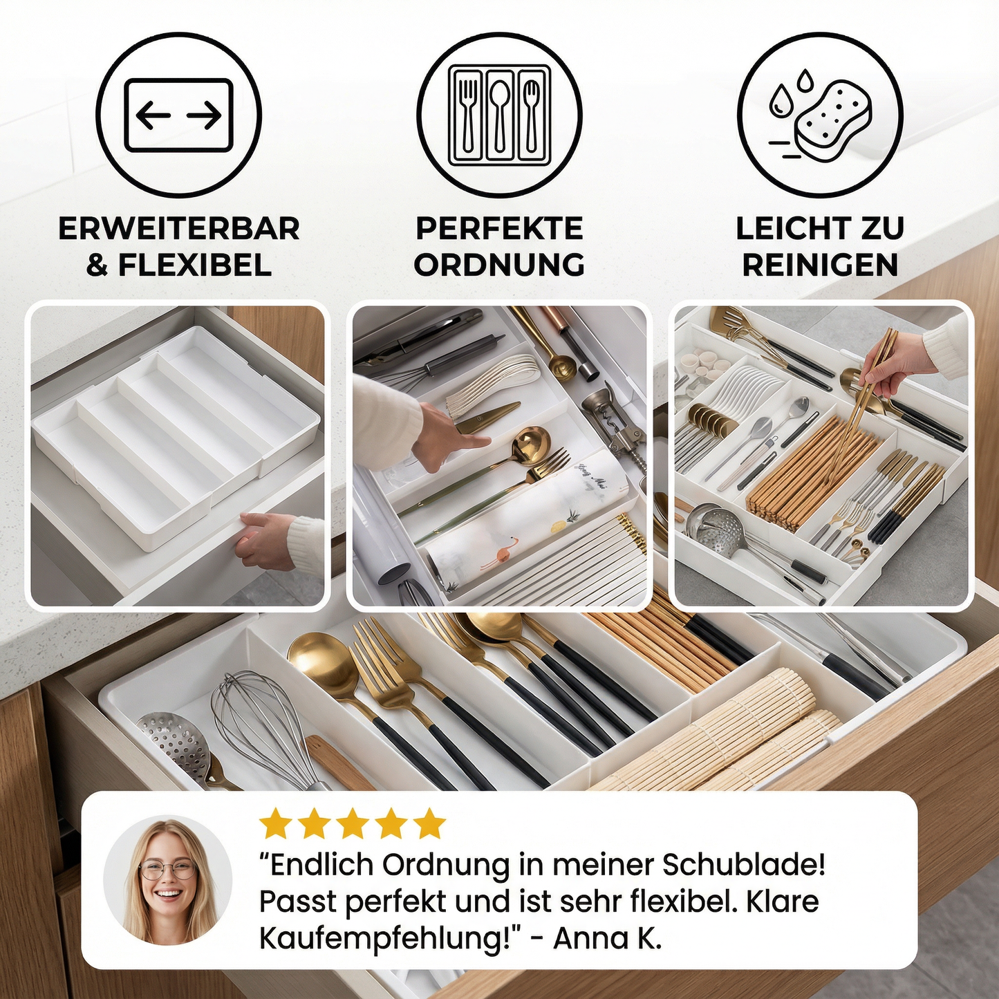 Schubladen Organizer – Küche & Haushalt | Karnz