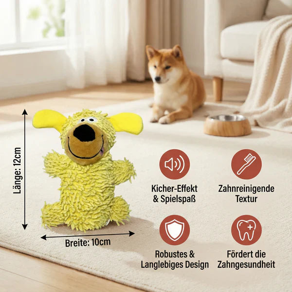 Plüsch-Hundespielzeug mit Quietscher Karnz