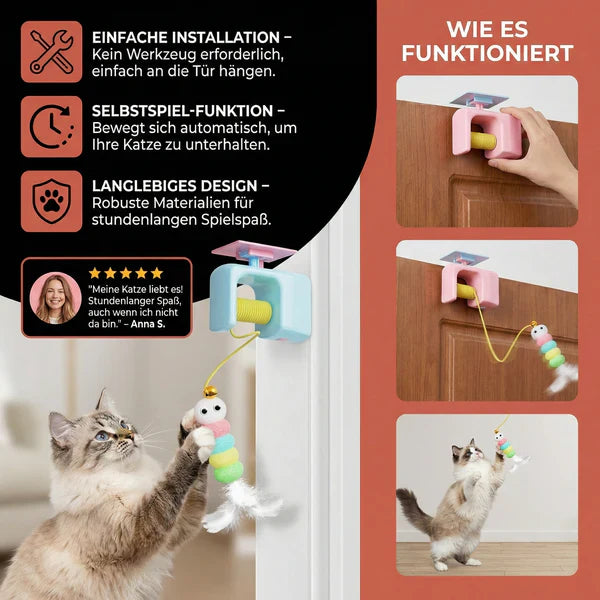 Elektrisches Katzenspielzeug zum Hängen Karnz
