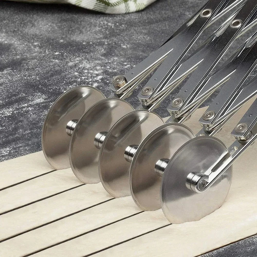 Radteigschneider Teiler Edelstahl Pasta Gebäck Roller Werkzeug | Karnz