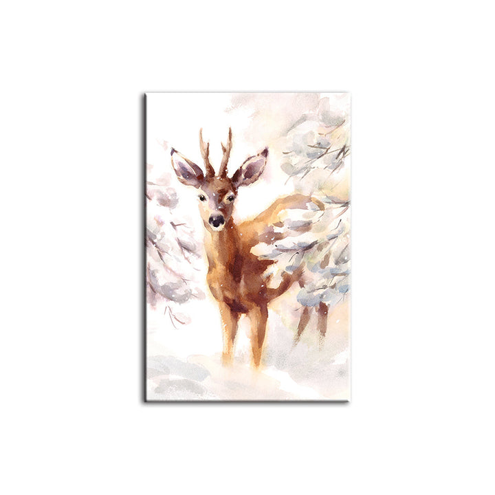 Junges, elegantes Reh – Leinwandbild