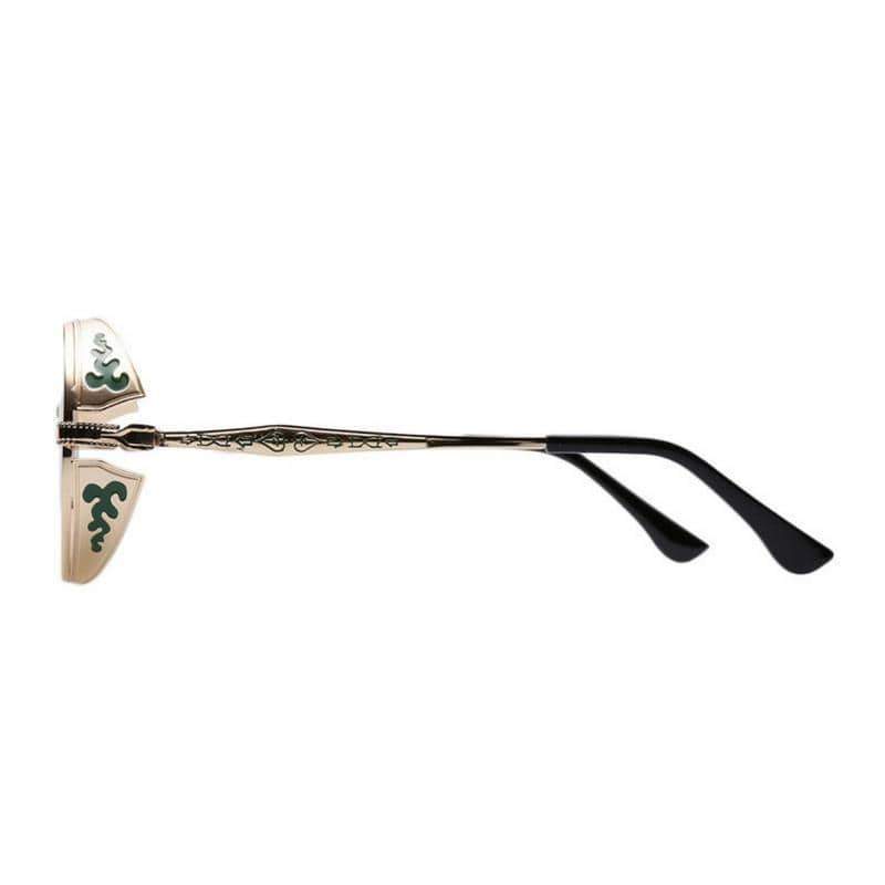 Steampunk Vintage runde Sonnenbrille, limitierte Auflage