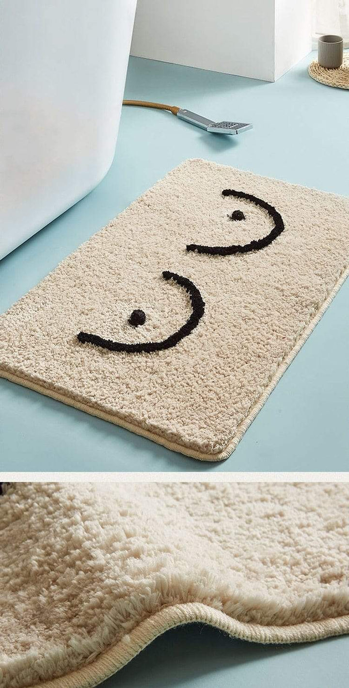 Flauschige Badematten