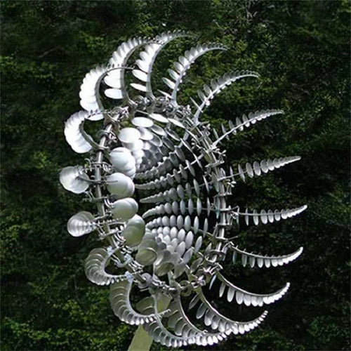 Neue Anti-Rost Magische Metall-Windmühle-Kinetische Metall-Windspinner