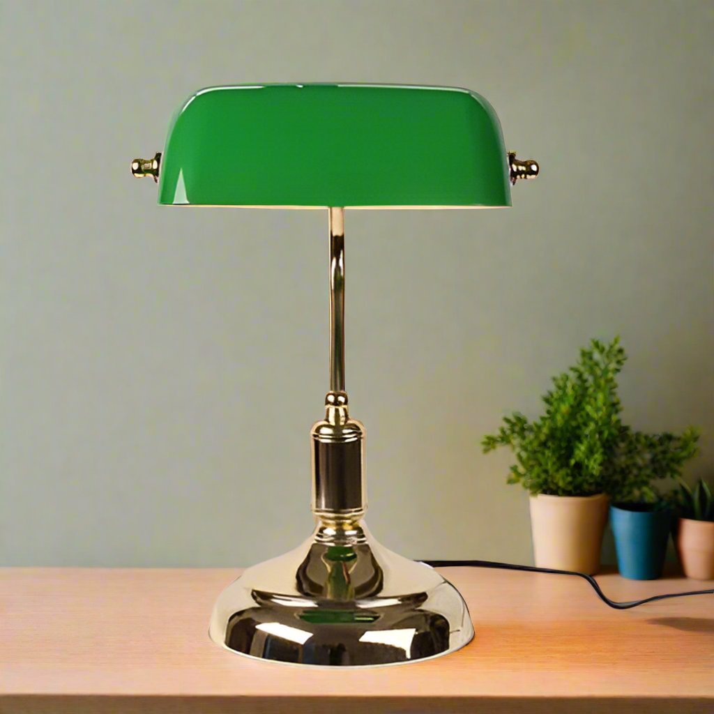 LuxeLume - Elegante Glas-Tischlampe für zeitloses Licht | Karnz