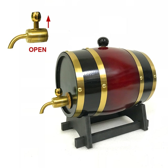 Holzfass Vintage Eiche Bierbrautools Zapfspender für Rum | Karnz