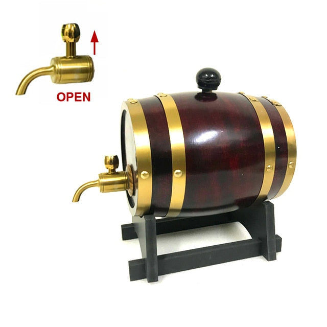 Holzfass Vintage Eiche Bierbrautools Zapfspender für Rum | Karnz
