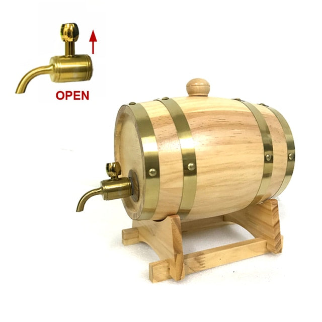 Holzfass Vintage Eiche Bierbrautools Zapfspender für Rum | Karnz