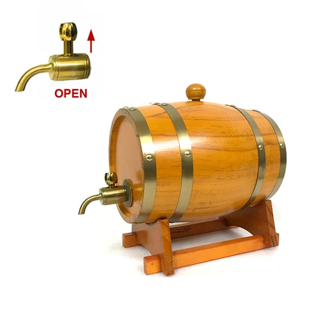 Holzfass Vintage Eiche Bierbrautools Zapfspender für Rum | Karnz