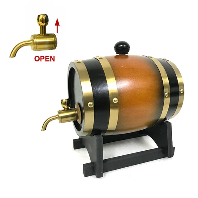 Holzfass Vintage Eiche Bierbrautools Zapfspender für Rum | Karnz