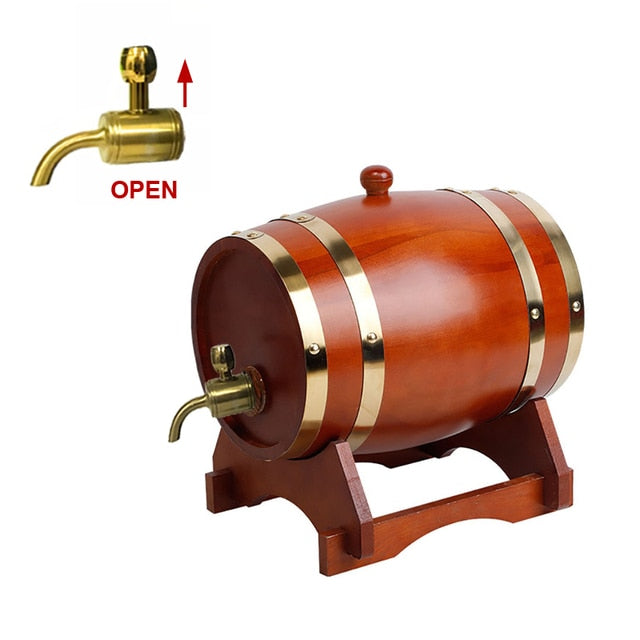 Holzfass Vintage Eiche Bierbrautools Zapfspender für Rum | Karnz