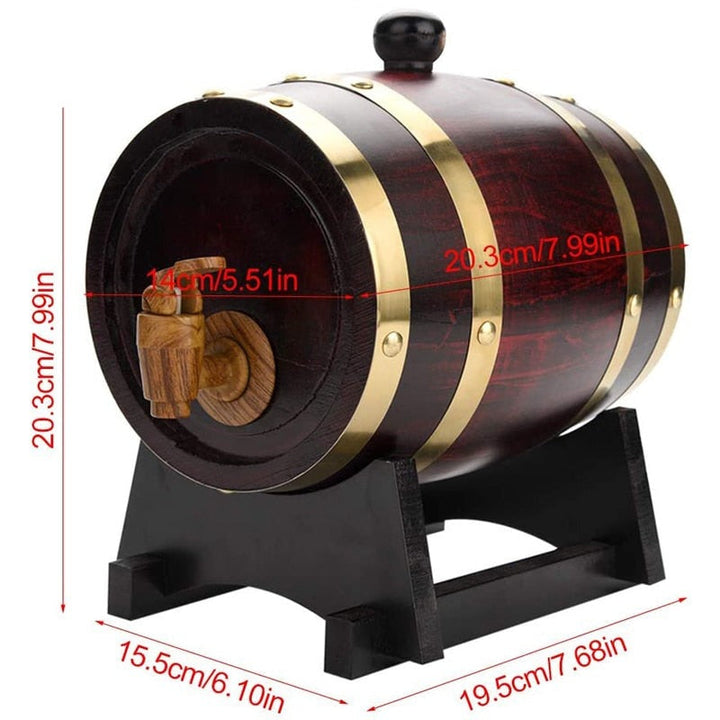 Holzfass Vintage Eiche Bierbrautools Zapfspender für Rum | Karnz