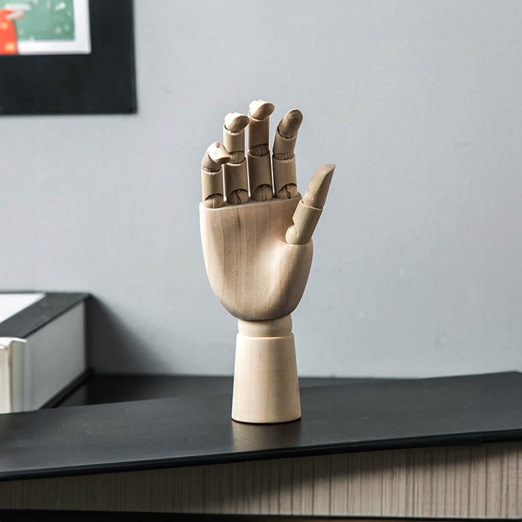 Holzbewegliches Handmodell 25 cm Moderne Kunst Referenz | Karnz