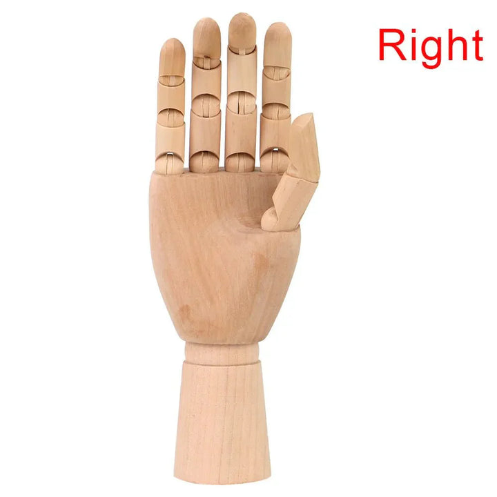Holzbewegliches Handmodell 25 cm Moderne Kunst Referenz | Karnz