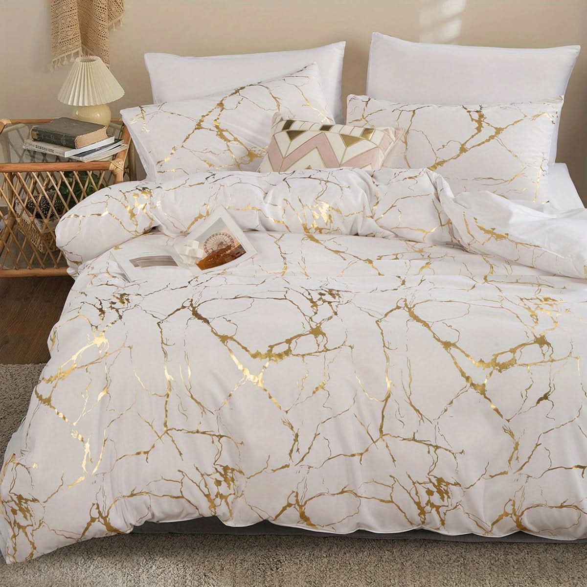 Luxuriöses, weiches Bettwäscheset mit elegantem Design